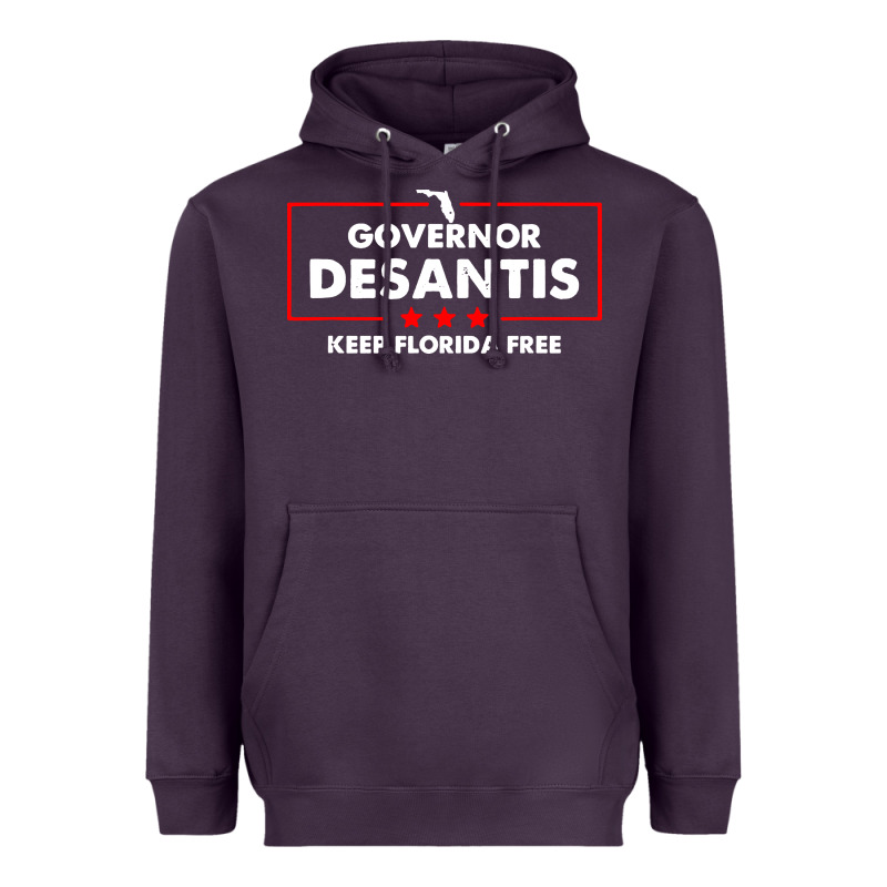 Desantis Governor Keep Florida Free Heavyweight Hoodie by artisFamous | Teevron