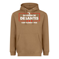 Toasted Coconut desantis governor keep florida free Heavyweight Hoodie - artisFamous