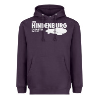 Plum airship blimp dirigible   the hindenburg disaste Heavyweight Hoodie - artisFamous