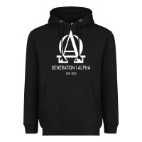 Black generation alpha Heavyweight Hoodie - artisFamous