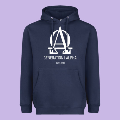 Generation Alpha Heavyweight Hoodie Designed By Artisfamous