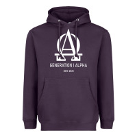 Plum generation alpha Heavyweight Hoodie - artisFamous