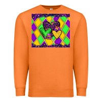 Carrot mardi gras hearts Premium Sweatshirt - JahusDesignShop