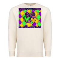 Sandshell mardi gras hearts Premium Sweatshirt - JahusDesignShop