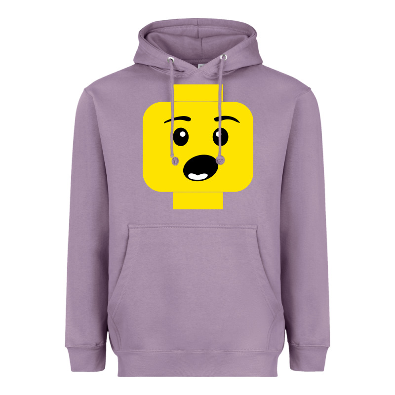 Surprised Expression Lego Head Heavyweight Hoodie by artisFamous | Teevron
