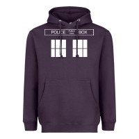 Plum the blue box t shirt doctor doc dalek bbc bow tie tv tenth eleventh wh Heavyweight Hoodie - artisFamous