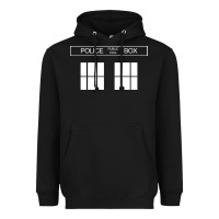 Black the blue box t shirt doctor doc dalek bbc bow tie tv tenth eleventh wh Heavyweight Hoodie - artisFamous