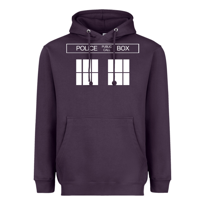 The Blue Box T Shirt Doctor Doc Dalek Bbc Bow Tie Tv Tenth Eleventh Wh Heavyweight Hoodie by artisFamous | Teevron