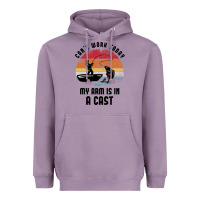 Lavender dad fishing Heavyweight Hoodie - artisFamous