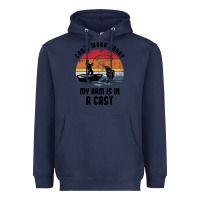 Navy dad fishing Heavyweight Hoodie - artisFamous