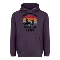 Plum dad fishing Heavyweight Hoodie - artisFamous
