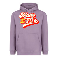 Lavender made in the 70s retro Heavyweight Hoodie - artisFamous