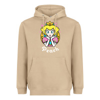 Mushroom peach graphic Heavyweight Hoodie - artisFamous