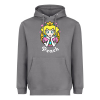 Storm peach graphic Heavyweight Hoodie - artisFamous