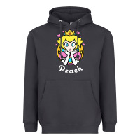 Smoke peach graphic Heavyweight Hoodie - artisFamous