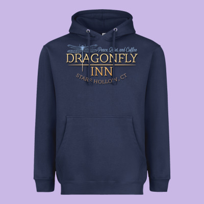 Dragonfly Inn Heavyweight Hoodie Designed By Artisfamous