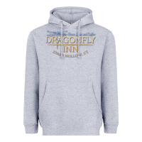 Heather Grey dragonfly inn Heavyweight Hoodie - artisFamous