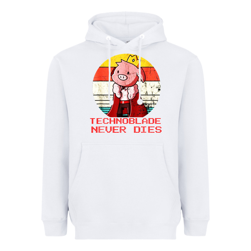 Retro Style Technoblade Merch Cosplay Heavyweight Hoodie by artisFamous | Teevron