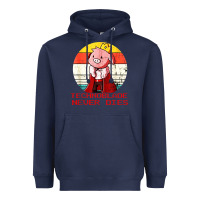 Navy retro style technoblade merch cosplay Heavyweight Hoodie - artisFamous
