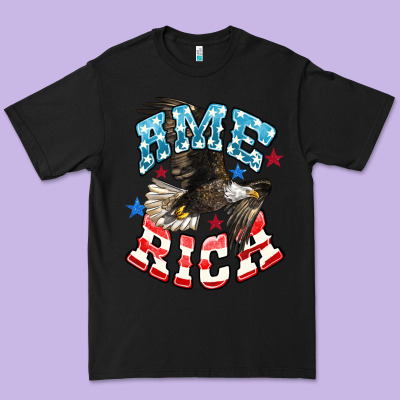 American Eagle Premium Tee Designed By Howdyjamesfarm