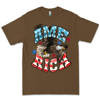 Cacao American Eagle Premium Tee - HowdyJamesFarm