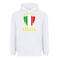 White italia   italia Heavyweight Hoodie - artisFamous