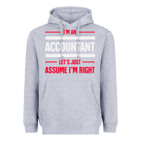 Heather Grey funny accounting design   gift for accountants Heavyweight Hoodie - artisFamous
