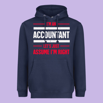 Funny Accounting Design   Gift For Accountants Heavyweight Hoodie Designed By Artisfamous