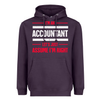 Plum funny accounting design   gift for accountants Heavyweight Hoodie - artisFamous
