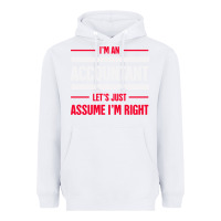 White funny accounting design   gift for accountants Heavyweight Hoodie - artisFamous