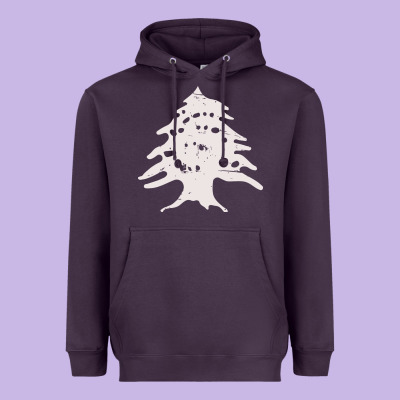 Retro Lebanon Cedar  Lebanese Heavyweight Hoodie Designed By Artisfamous