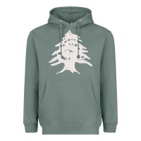 Sage retro lebanon cedar  lebanese Heavyweight Hoodie - artisFamous
