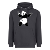 Smoke banksy panda Heavyweight Hoodie - artisFamous
