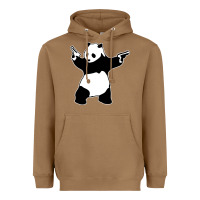 Toasted Coconut banksy panda Heavyweight Hoodie - artisFamous
