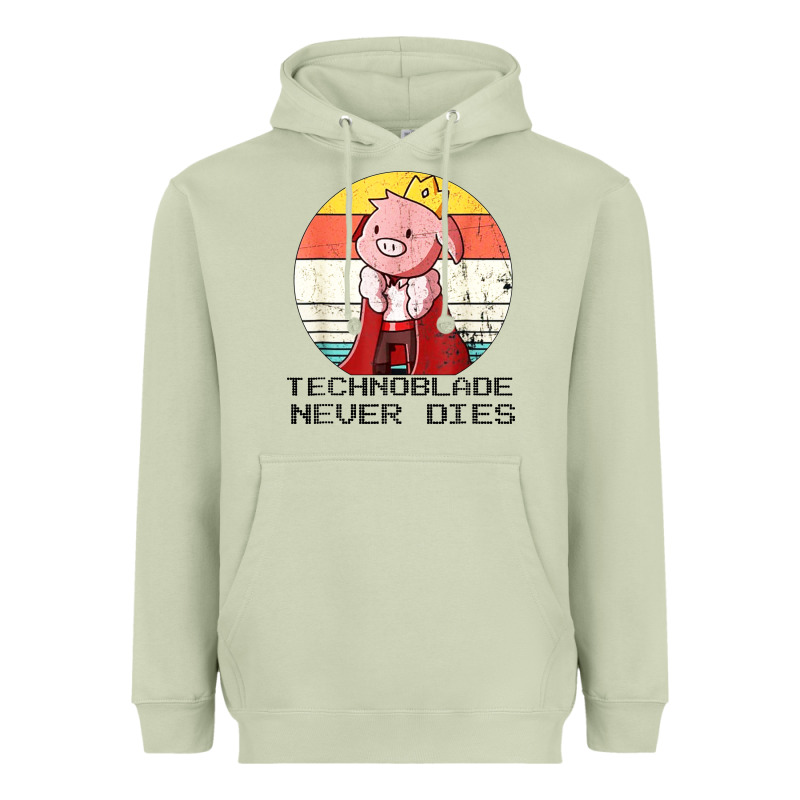 Retro Style Technoblade Merch Cosplay Heavyweight Hoodie by artisFamous | Teevron