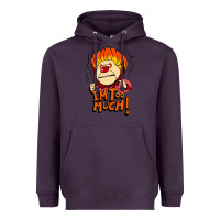 Plum heat miser i'am too much Heavyweight Hoodie - artisFamous
