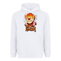 White heat miser i'am too much Heavyweight Hoodie - artisFamous