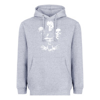 Heather Grey horror and scream film Heavyweight Hoodie - artisFamous