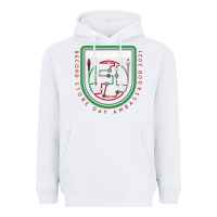 White fred armisen Heavyweight Hoodie - artisFamous