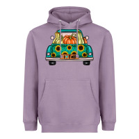 Lavender i love fall truck Heavyweight Hoodie - artisFamous