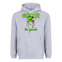 Heather Grey the grouch Heavyweight Hoodie - artisFamous