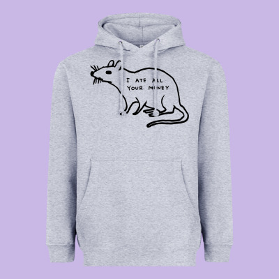 I Ate All Your Money Heavyweight Hoodie Designed By Artisfamous