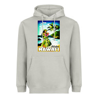 Moon Dust hawaii hula girl Heavyweight Hoodie - artisFamous
