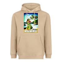 Mushroom hawaii hula girl Heavyweight Hoodie - artisFamous