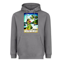 Storm hawaii hula girl Heavyweight Hoodie - artisFamous