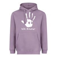 Lavender skyrim dark brotherhood we know hand novelty kids mens womens t shirt Heavyweight Hoodie - artisFamous