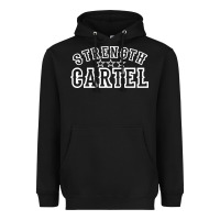 Black strength cartel Heavyweight Hoodie - artisFamous