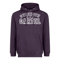 Plum strength cartel Heavyweight Hoodie - artisFamous