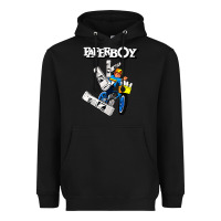 Black paperboy Heavyweight Hoodie - artisFamous