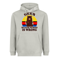 Moon Dust funny beer because murder is wrong for drinking men lover Heavyweight Hoodie - artisFamous